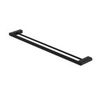 Bianca Double Towel Rail 800mm Matte Black