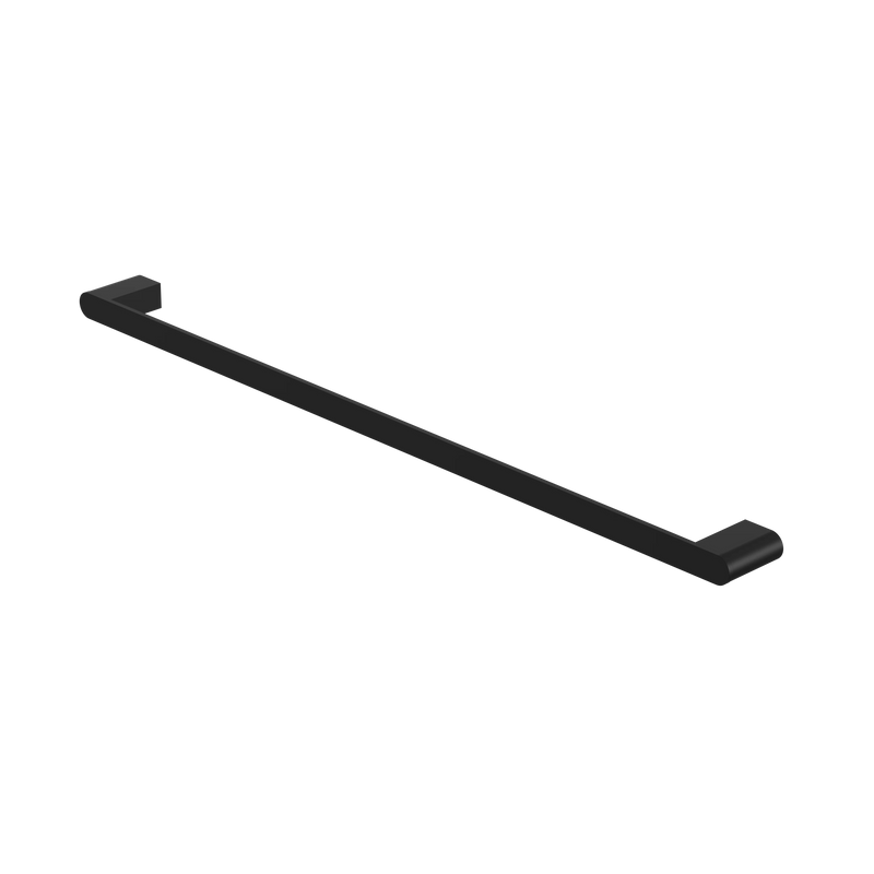 Bianca Single Towel Rail 800mm Matte Black