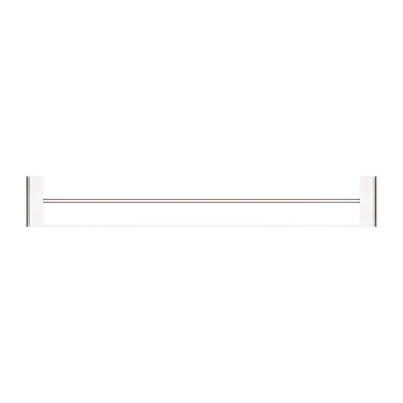 Bianca Double Towel Rail 800mm Brushed Nickel