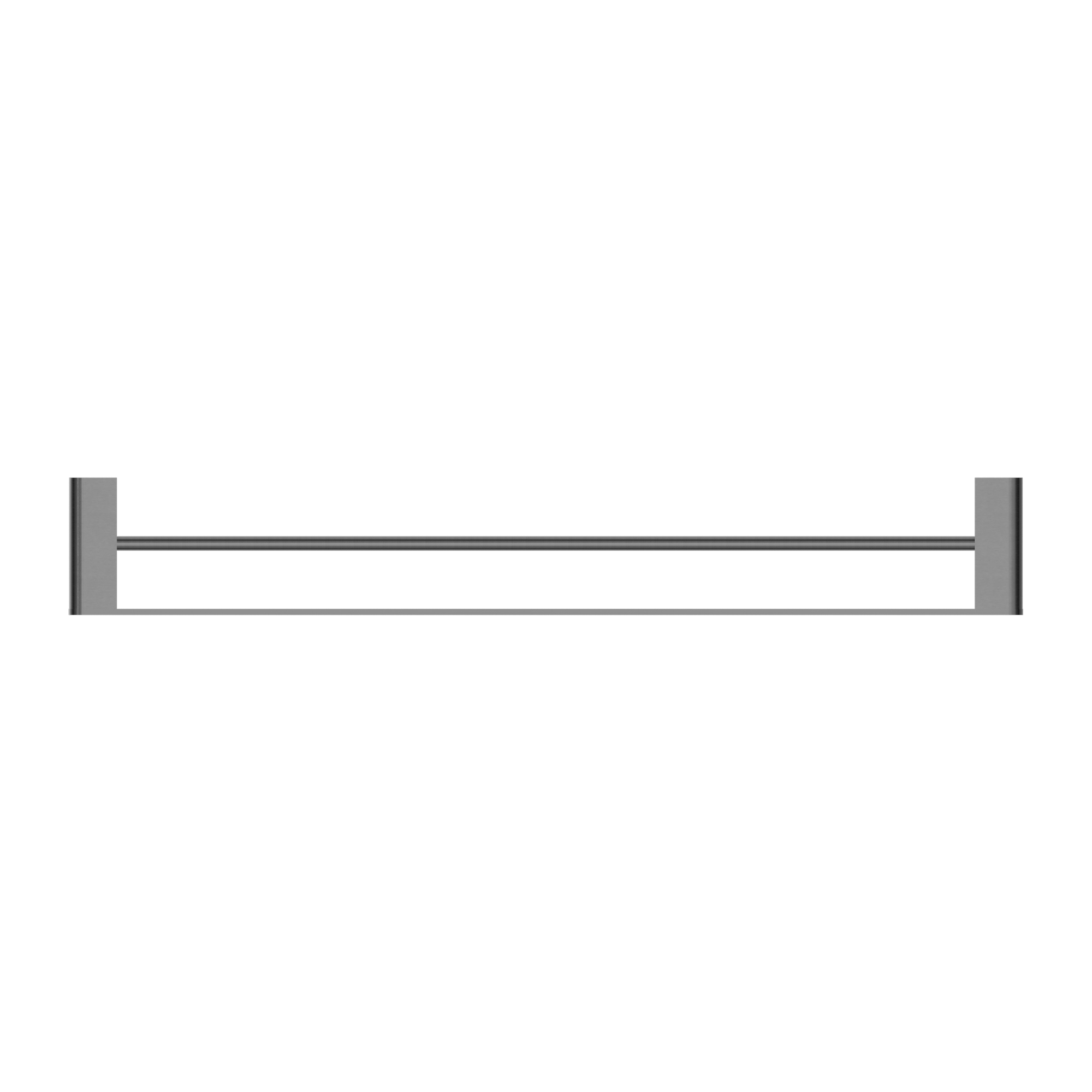 Bianca Double Towel Rail 800mm Gun Metal
