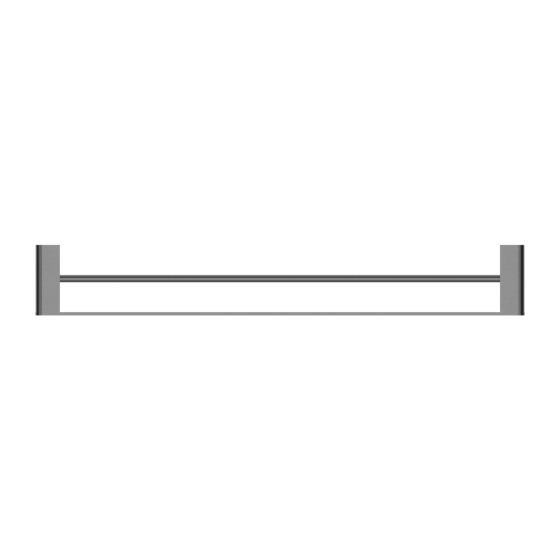 Bianca Double Towel Rail 800mm Gun Metal