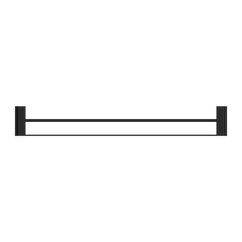Bianca Double Towel Rail 800mm Matte Black
