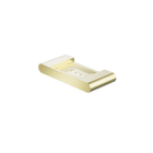 Bianca Soap Dish Holder Brushed Gold