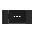 Bianca Soap Dish Holder Matte Black