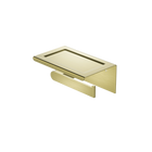 Bianca Toilet Roll Holder With Phone Holder Brushed Gold