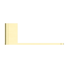 Bianca Toilet Roll Holder Brushed Gold