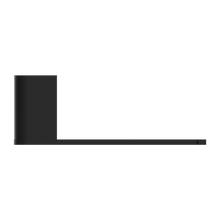 Bianca Toilet Roll Holder Matte Black