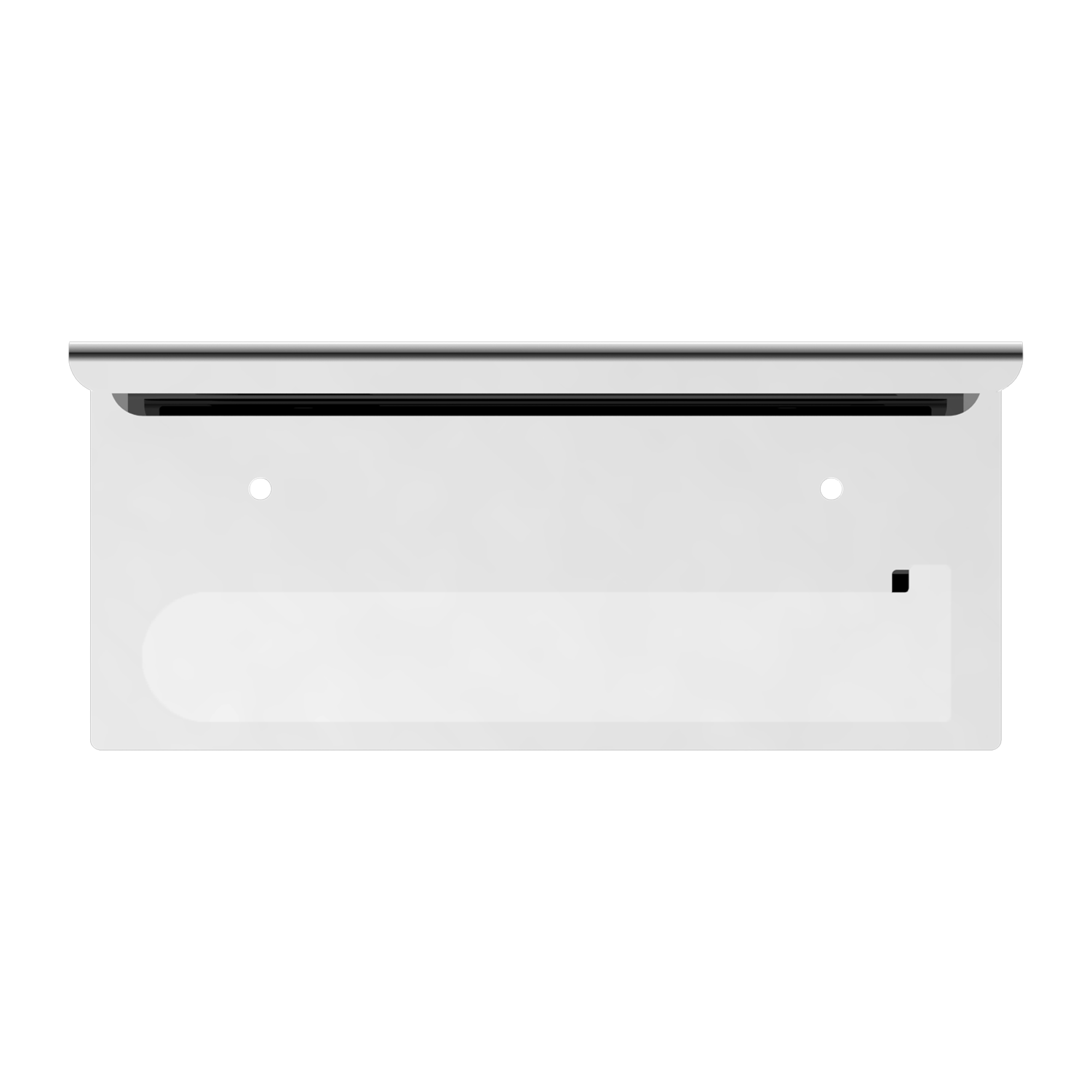 Bianca Toilet Roll Holder With Phone Holder Chrome