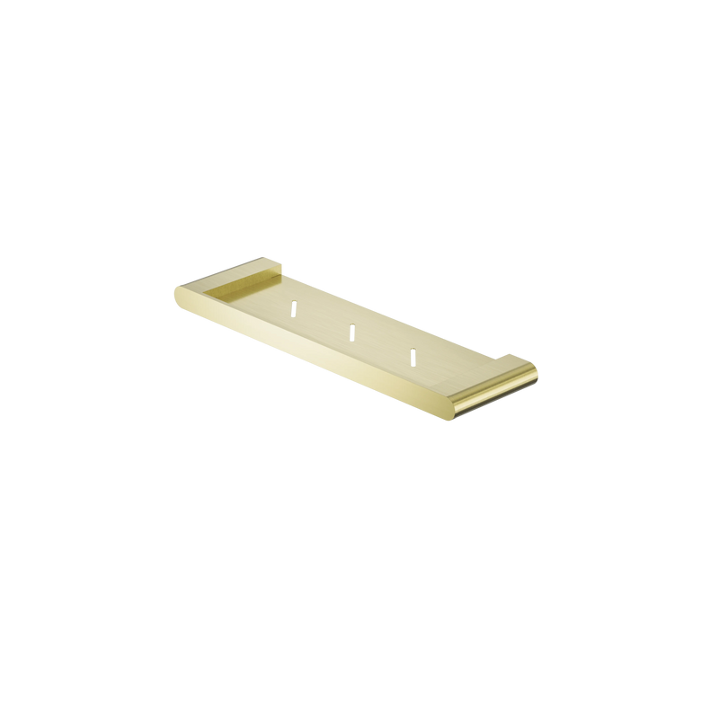 Bianca Metal Shower Shelf Brushed Gold