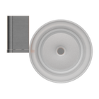 Bianca Toilet Brush Holder Gun Metal