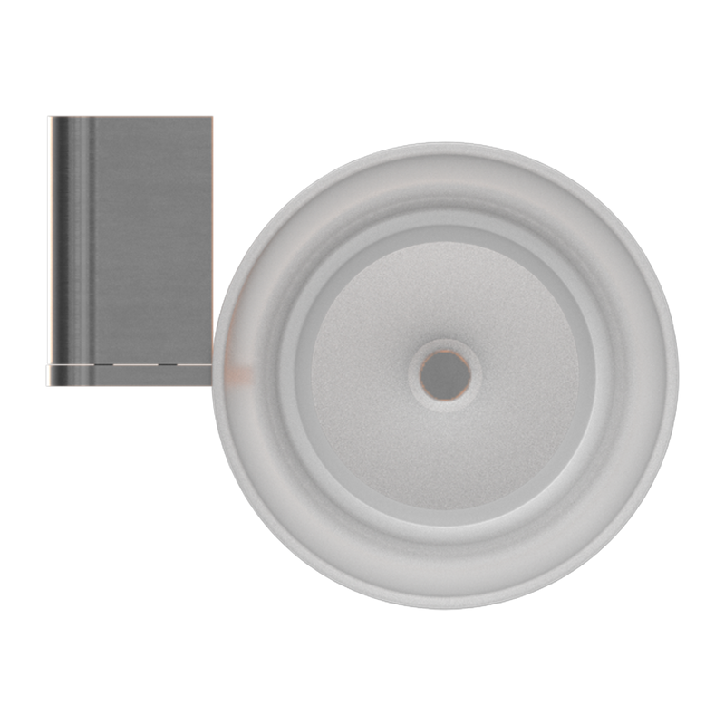 Bianca Toilet Brush Holder Gun Metal