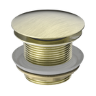 40mm Bath Pop-Up Plug With Removable Waste No Overflow Aged Brass
