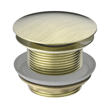 40mm Bath Pop-Up Plug With Removable Waste No Overflow Aged Brass