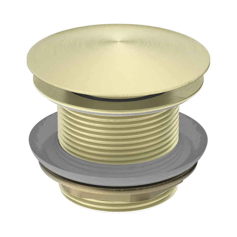 40mm Bath Pop-Up Plug With Removable Waste No Overflow Brushed Gold