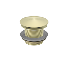 40mm Bath Pop-Up Plug With Removable Waste No Overflow Brushed Gold