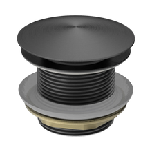 40mm Bath Pop-Up Plug With Removable Waste No Overflow Gun Metal
