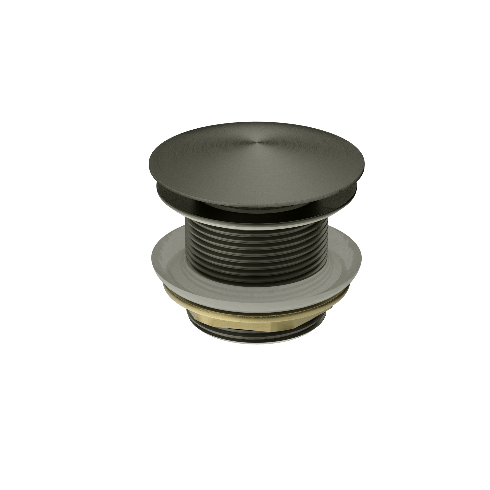40mm Bath Pop-Up Plug With Removable Waste No Overflow Graphite