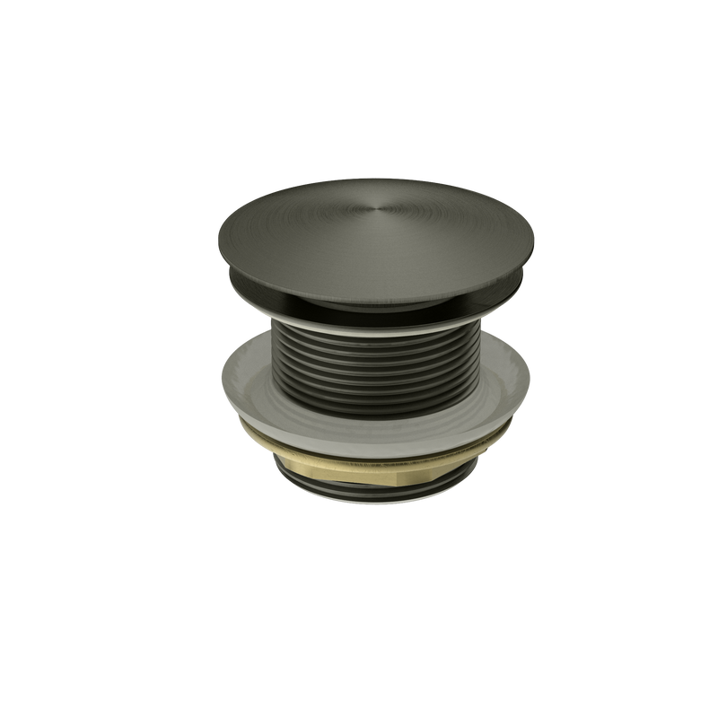 40mm Bath Pop-Up Plug With Removable Waste No Overflow Graphite