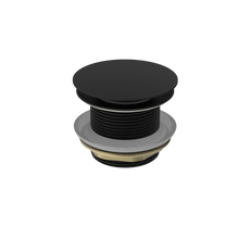 40mm Bath Pop-Up Plug With Removable Waste No Overflow Matte Black