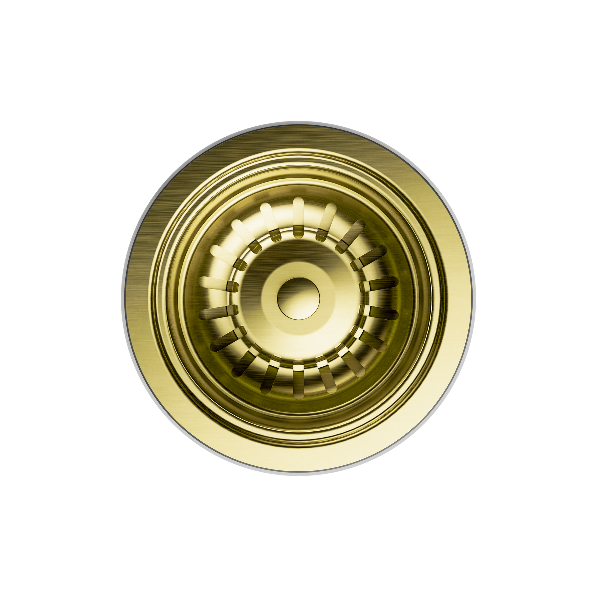 Kitchen Sink Basket Waste Brushed Gold