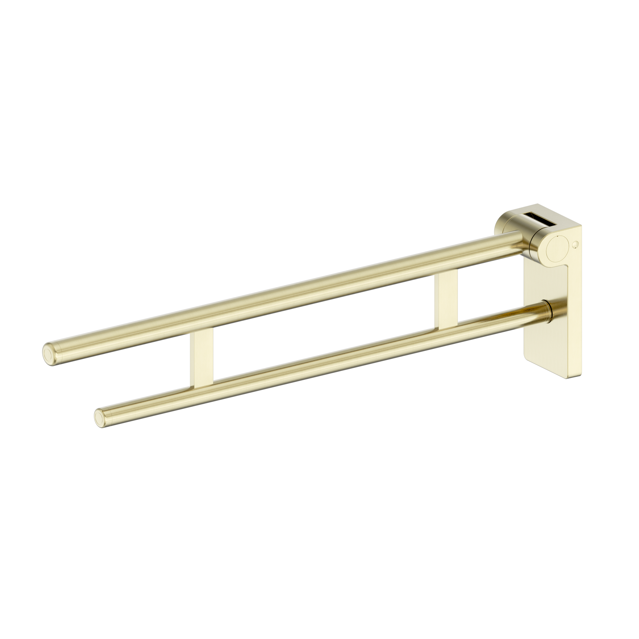Mecca Care Foldable Toilet Support Arm Brushed Gold