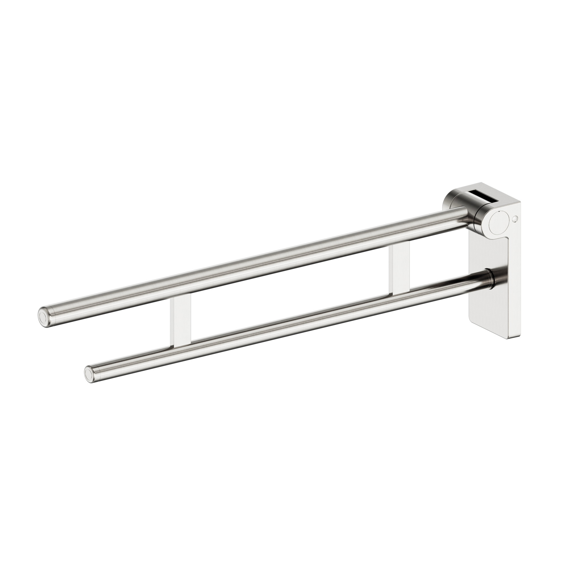 Mecca Care Foldable Toilet Support Arm Brushed Nickel