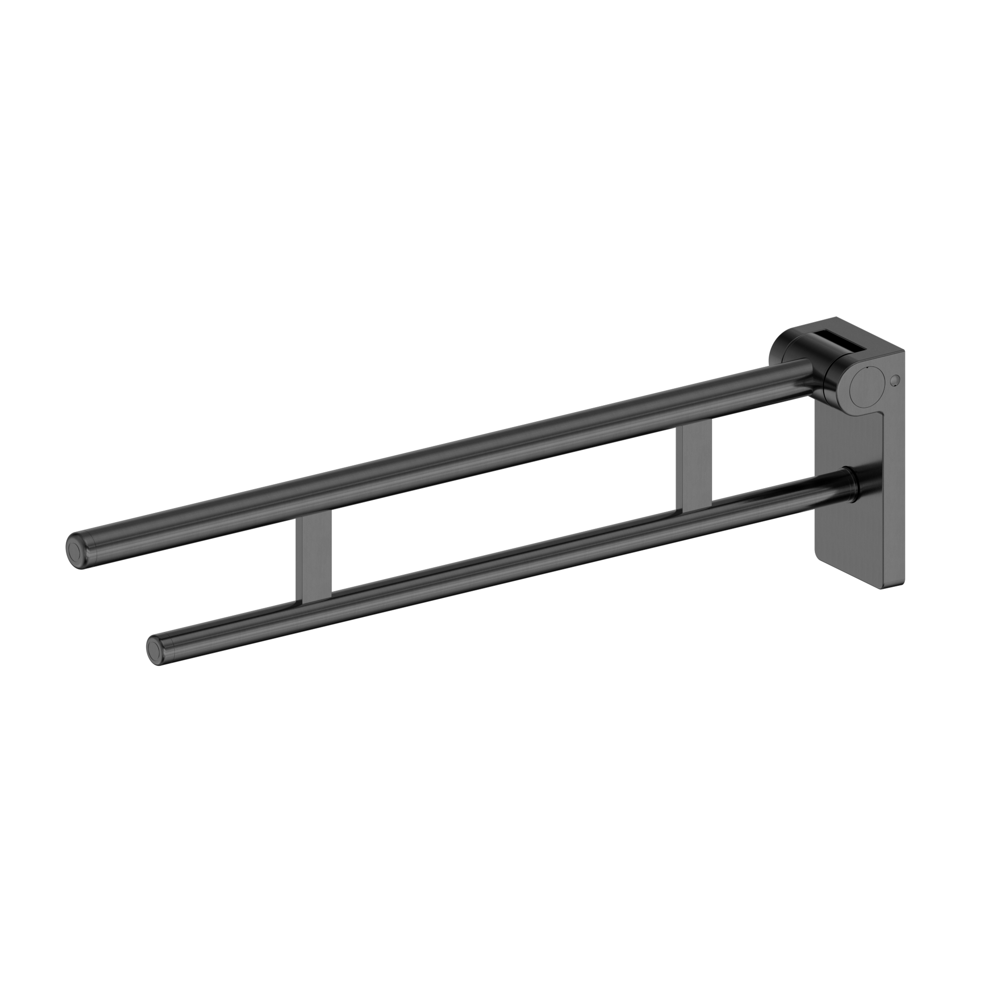Mecca Care Foldable Toilet Support Arm Gun Metal