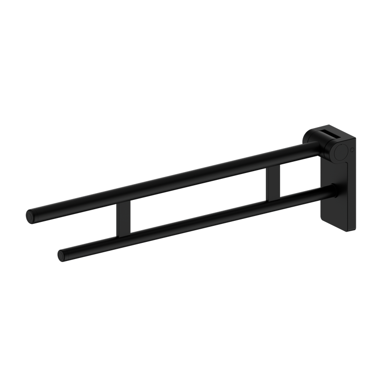 Mecca Care Foldable Toilet Support Arm Matte Black