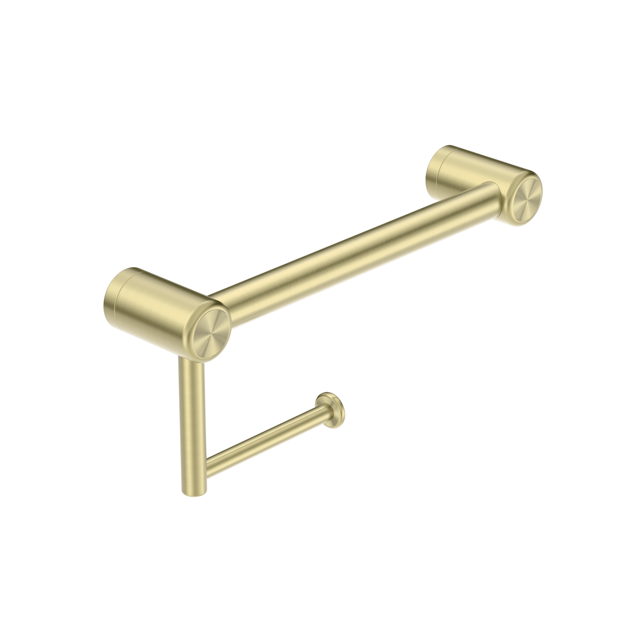 Mecca Care 25mm Toilet Roll Rail 300mm Brushed Gold