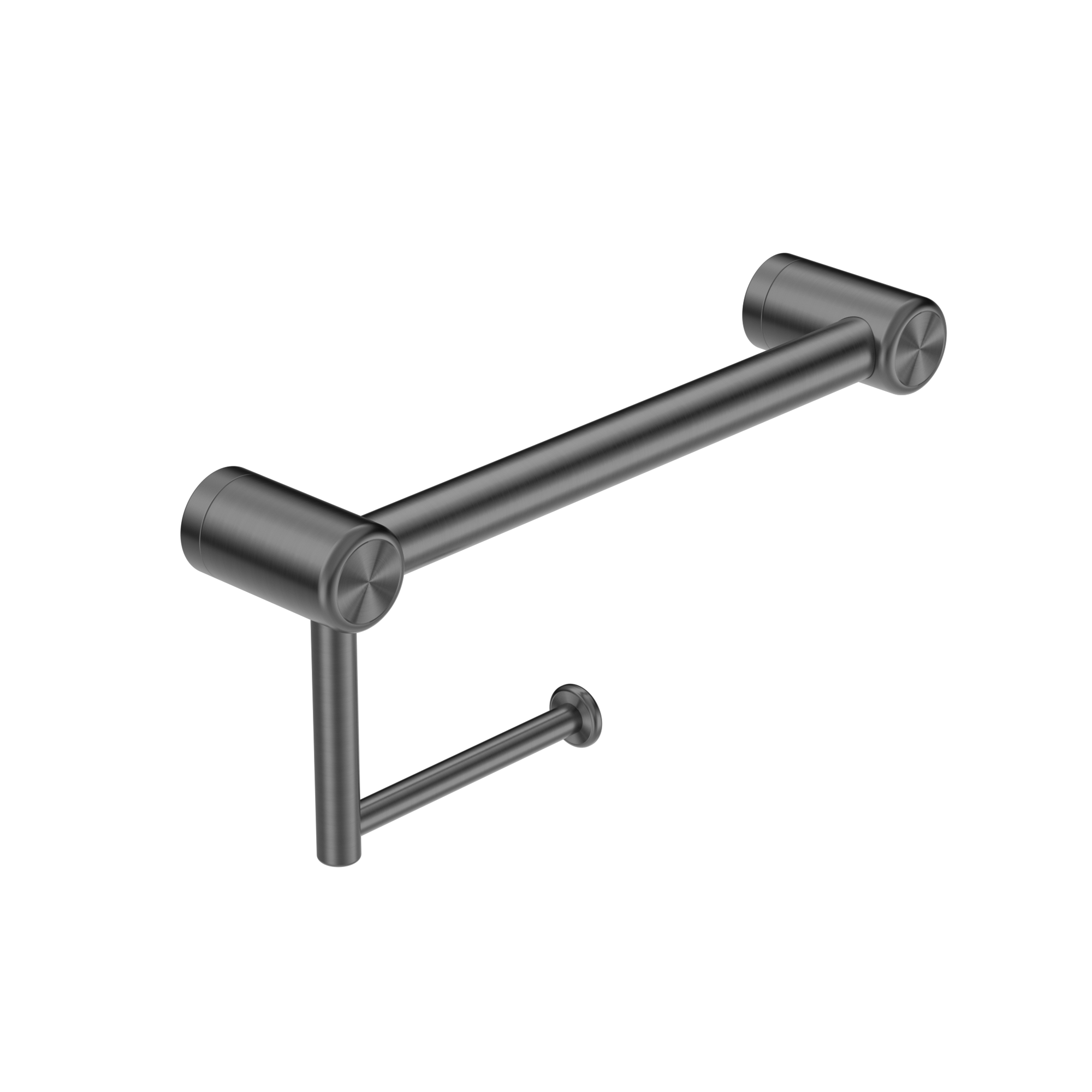 Mecca Care 25mm Toilet Roll Rail 300mm Gun Metal