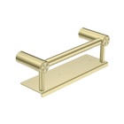 Mecca Care 25mm Grab Rail With Shelf 300mm Brushed Gold