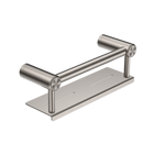 Mecca Care 25mm Grab Rail With Shelf 300mm Brushed Nickel
