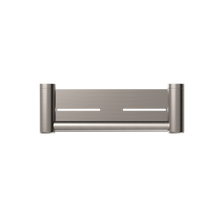 Mecca Care 25mm Grab Rail With Shelf 300mm Brushed Nickel