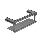 Mecca Care 25mm Grab Rail With Shelf 300mm Gun Metal