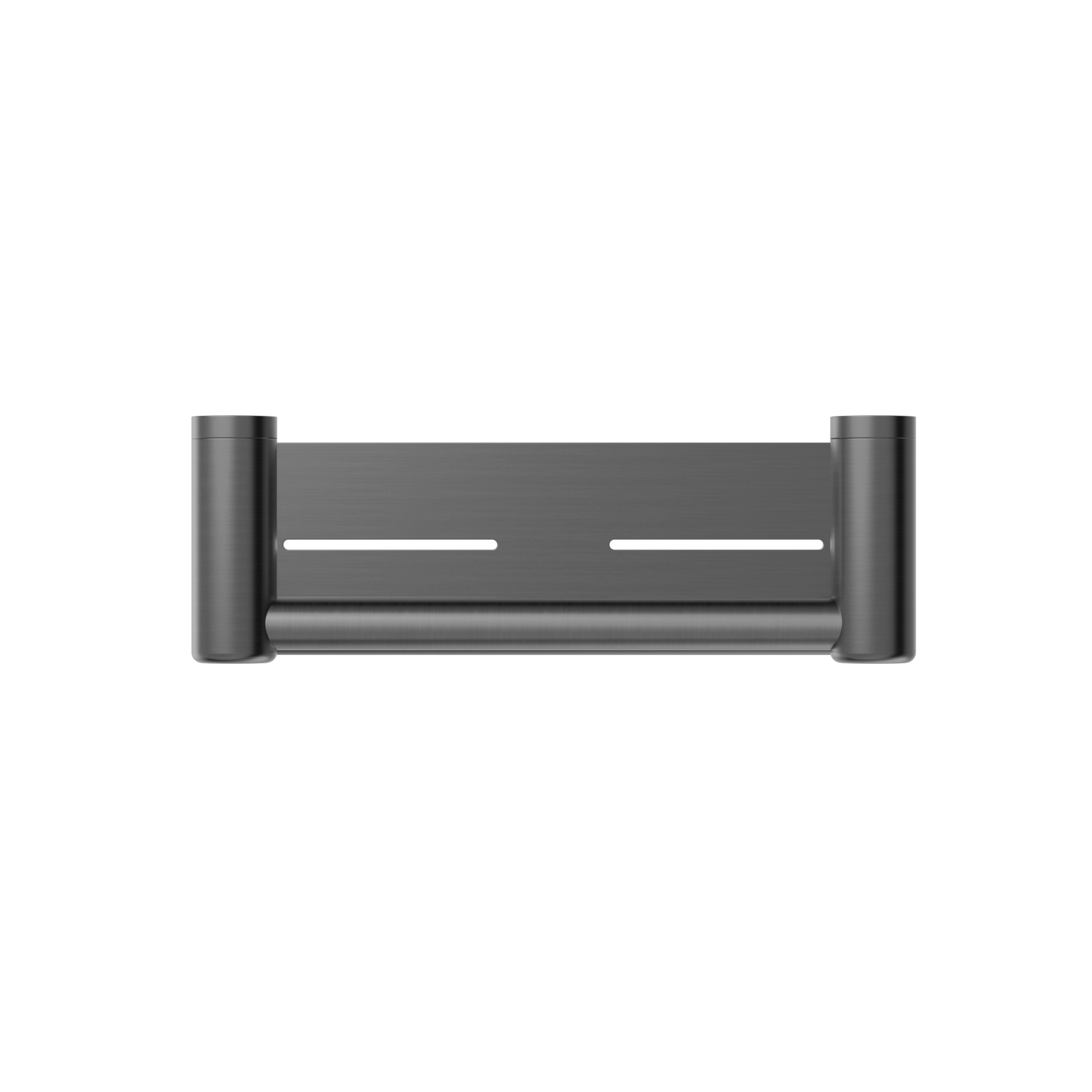 Mecca Care 25mm Grab Rail With Shelf 300mm Gun Metal