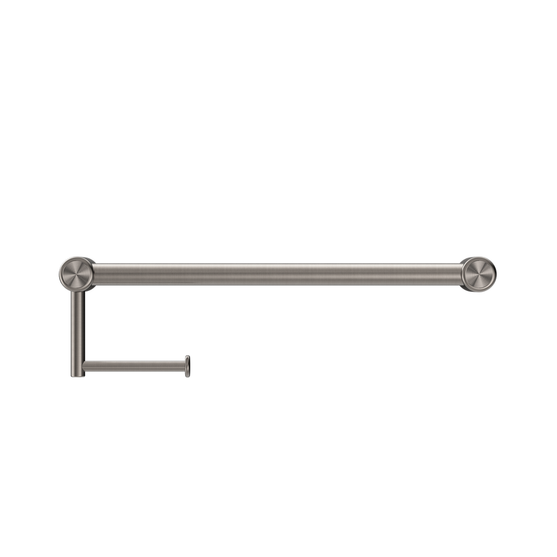 Mecca Care 25mm Toilet Roll Rail 450mm Brushed Nickel