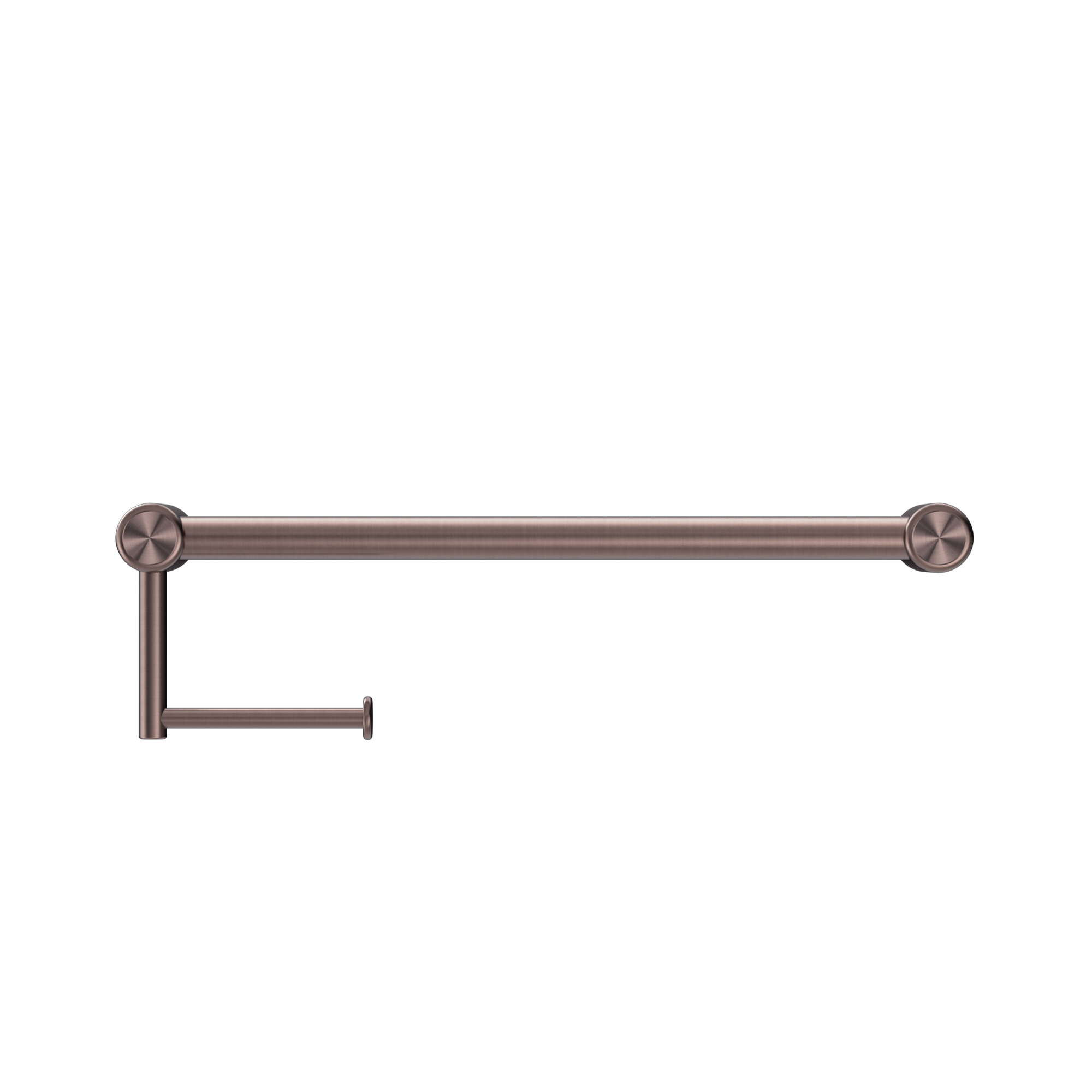 Mecca Care 25mm Toilet Roll Rail 450mm Brushed Bronze