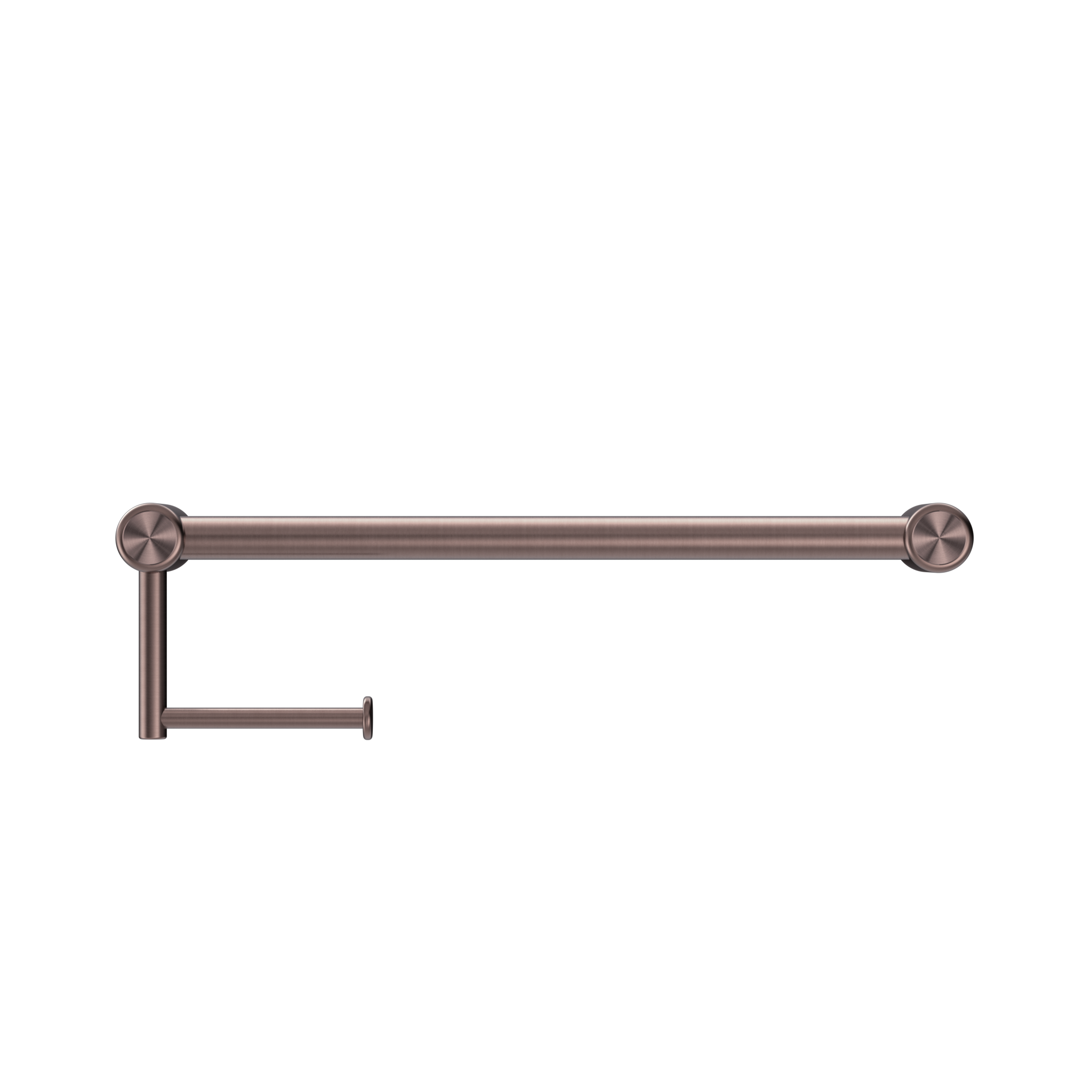 Mecca Care 25mm Toilet Roll Rail 450mm Brushed Bronze