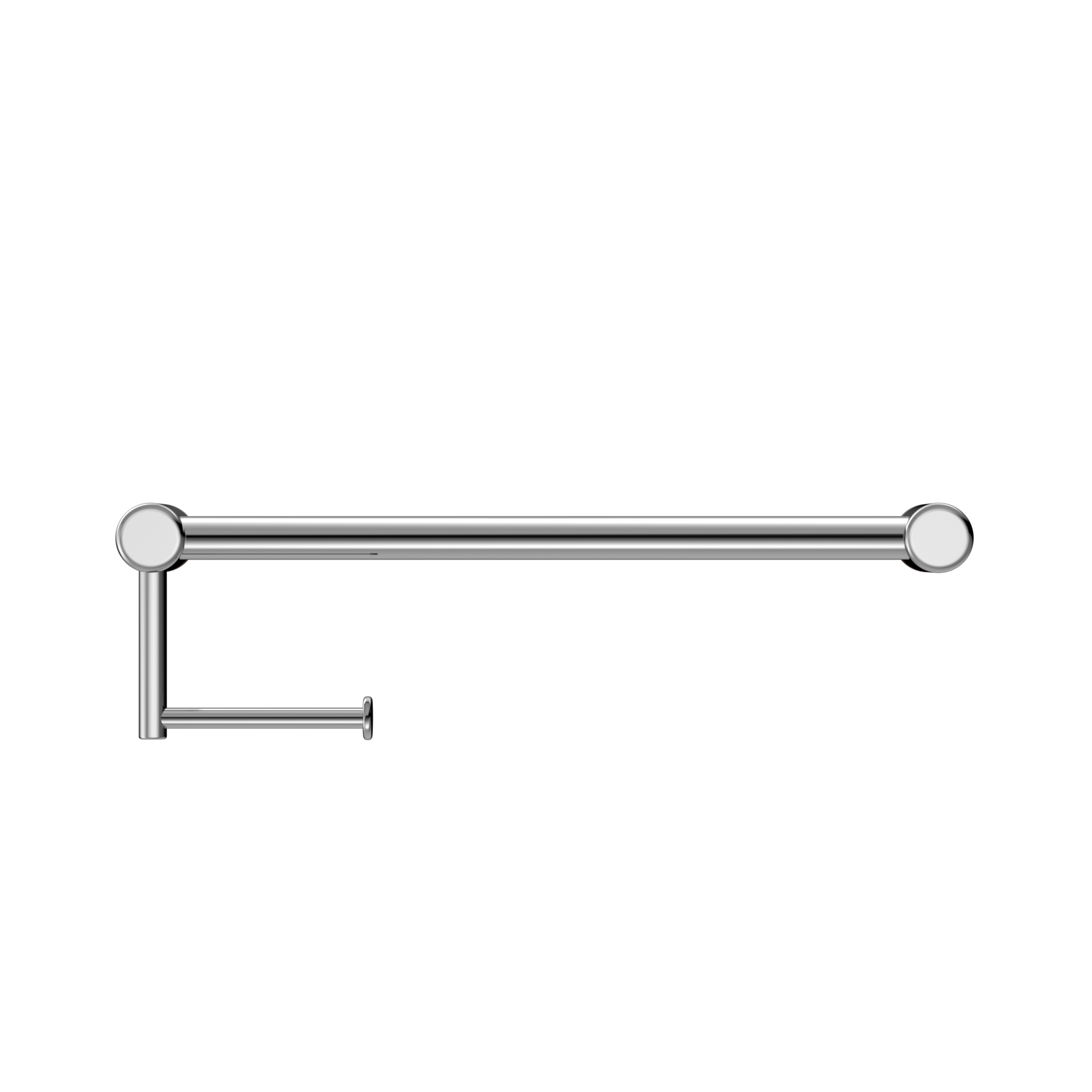 Mecca Care 25mm Toilet Roll Rail 450mm Chrome