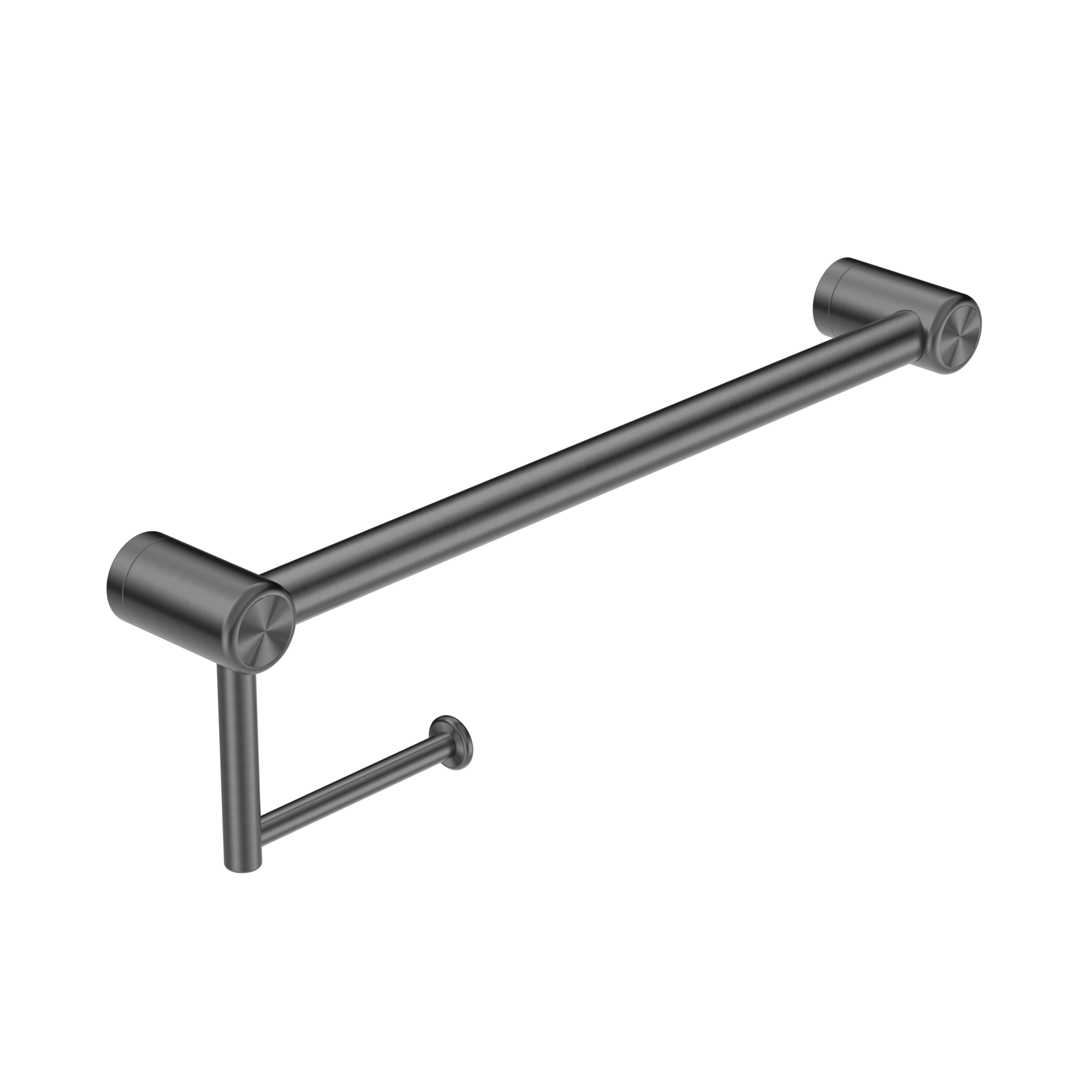 Mecca Care 25mm Toilet Roll Rail 450mm Gun Metal