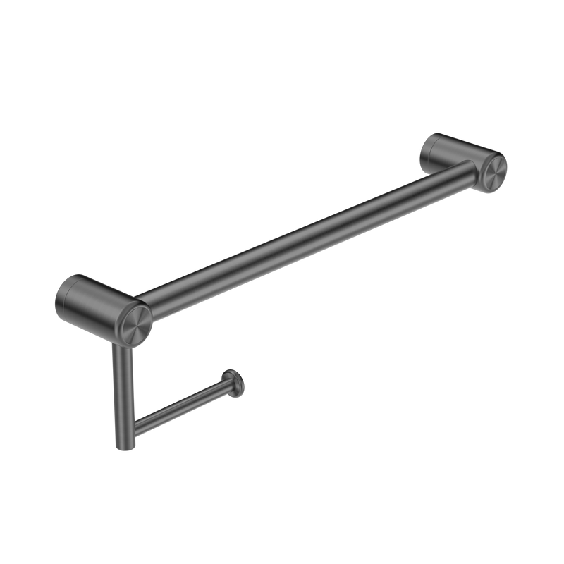 Mecca Care 25mm Toilet Roll Rail 450mm Gun Metal