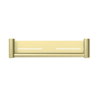 Mecca Care 25mm Grab Rail With Shelf 450mm Brushed Gold