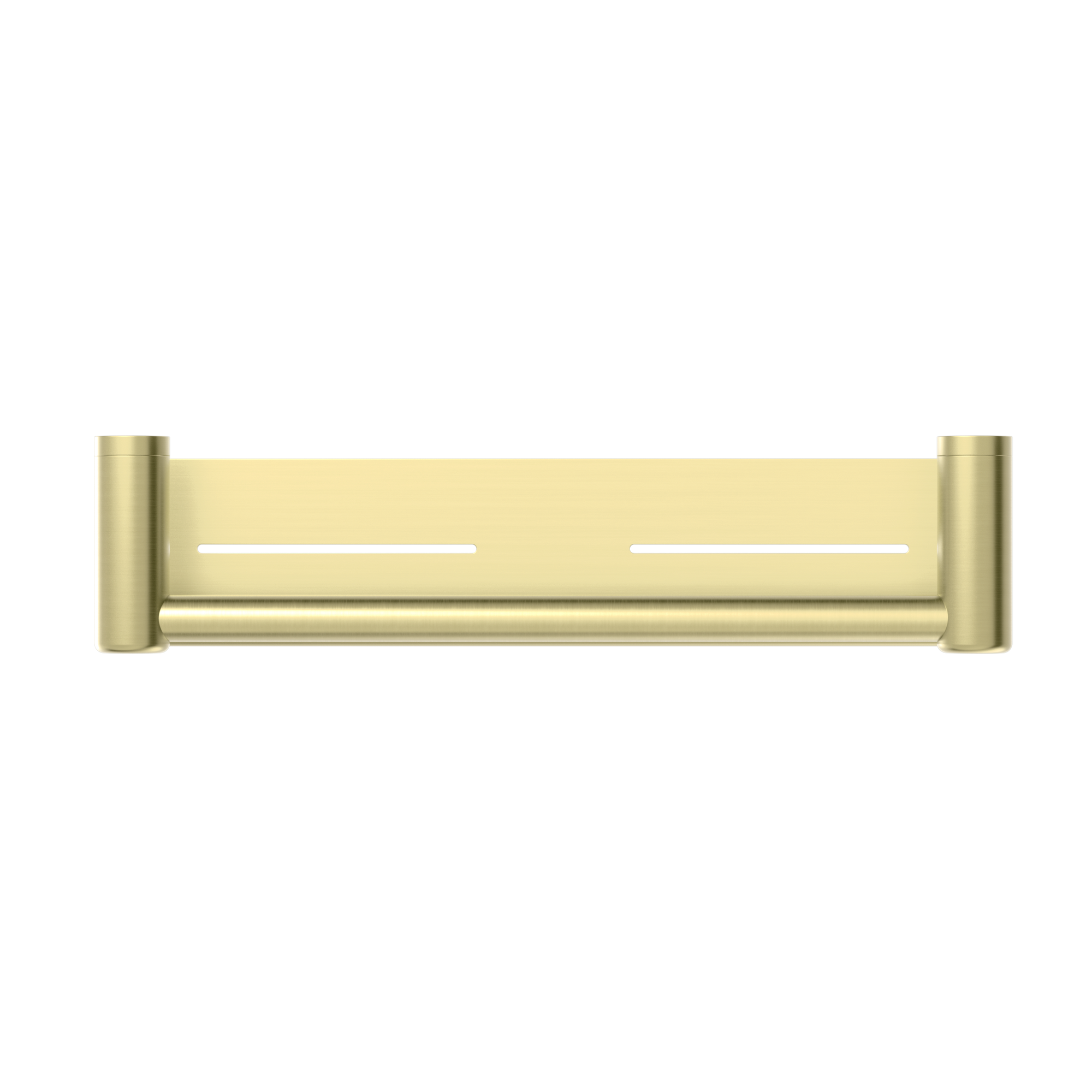 Mecca Care 25mm Grab Rail With Shelf 450mm Brushed Gold