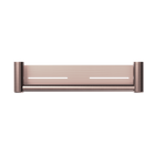 Mecca Care 25mm Grab Rail With Shelf 450mm Brushed Bronze