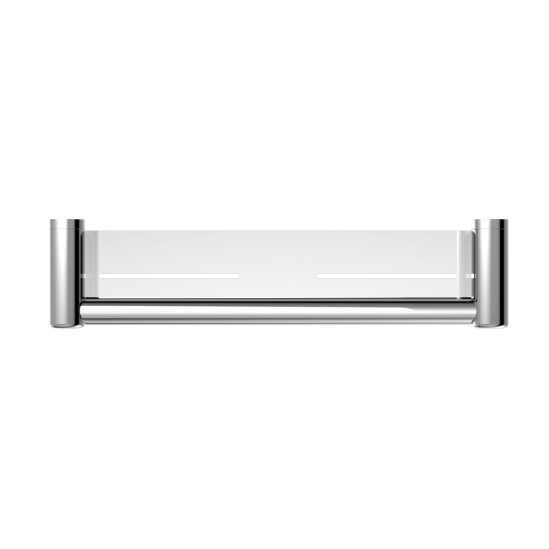 Mecca Care 25mm Grab Rail With Shelf 450mm Chrome
