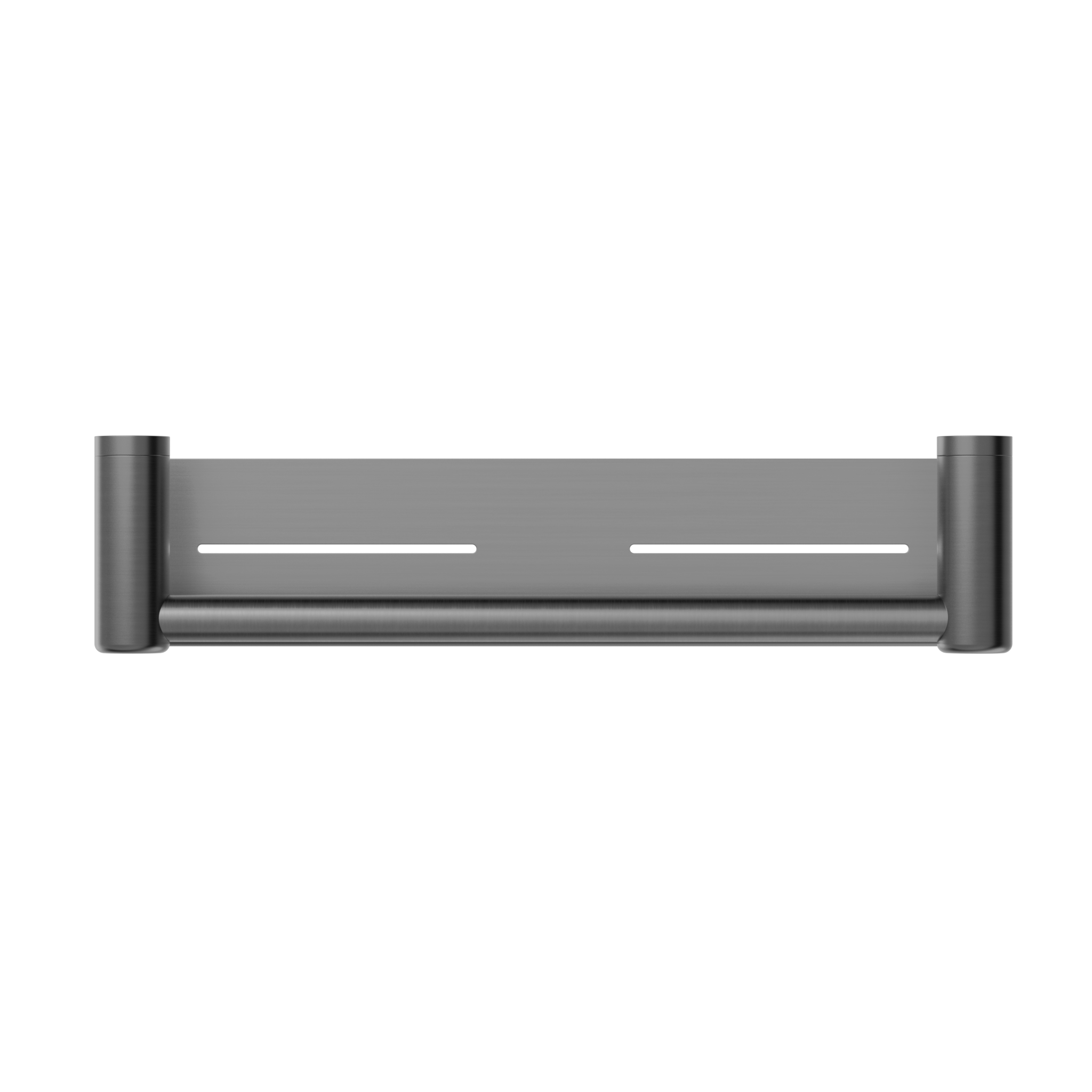 Mecca Care 25mm Grab Rail With Shelf 450mm Gun Metal