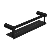 Mecca Care 25mm Grab Rail With Shelf 450mm Matte Black