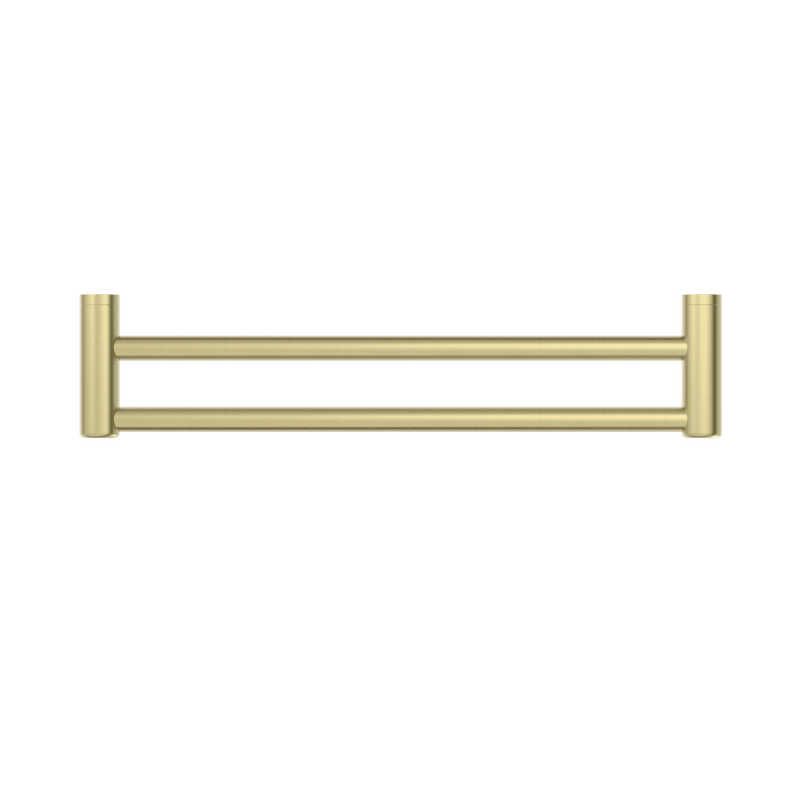 Mecca Care 25mm Double Towel Grab Rail 600mm Brushed Gold