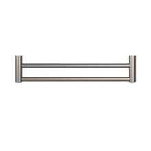 Mecca Care 25mm Double Towel Grab Rail 600mm Brushed Nickel