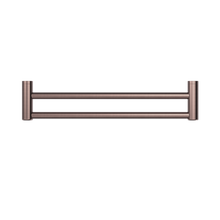 Mecca Care 25mm Double Towel Grab Rail 600mm Brushed Bronze